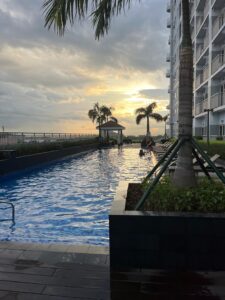 sunset-and-pool-view